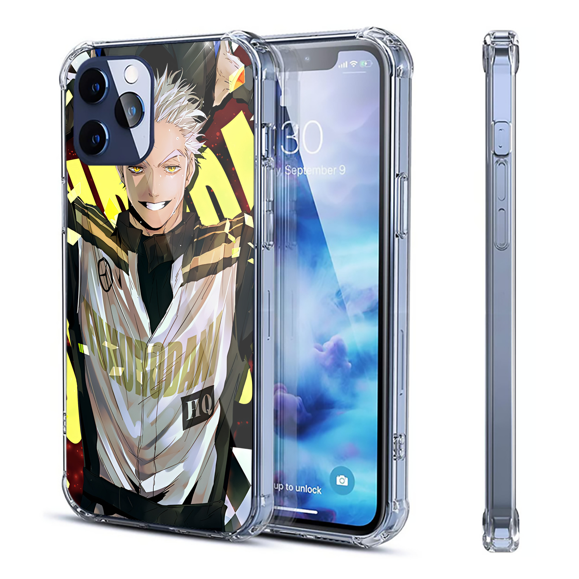 （画像用） ハイキュー!! Haikyu!! 【iPhone 12シリーズ対応】透明スマホケース（クリアソフトケース）